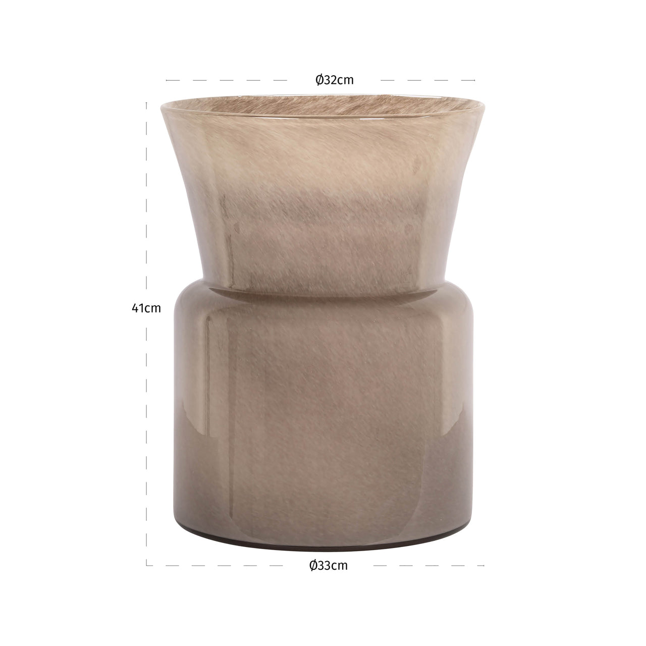 Richmond Möbel | Vase Milo | Taupe