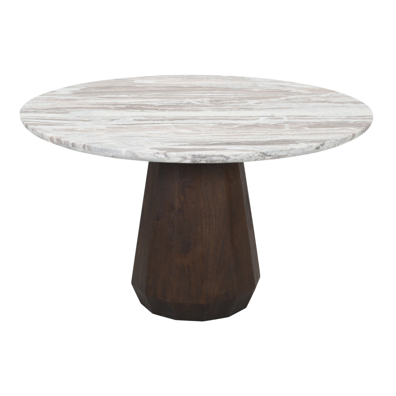 Richmond Möbel | Esstisch Oberoy Blush beige 130Ø | Blush-beige