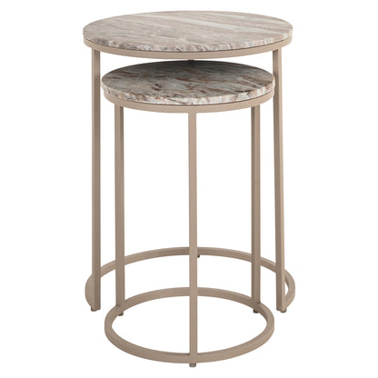 Richmond Möbel Beistelltisch Fairfax (Set von 2) clay | 213523
