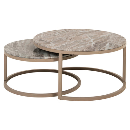 Richmond Möbel Couchtisch Fairfax (Set von 2) clay | 213524