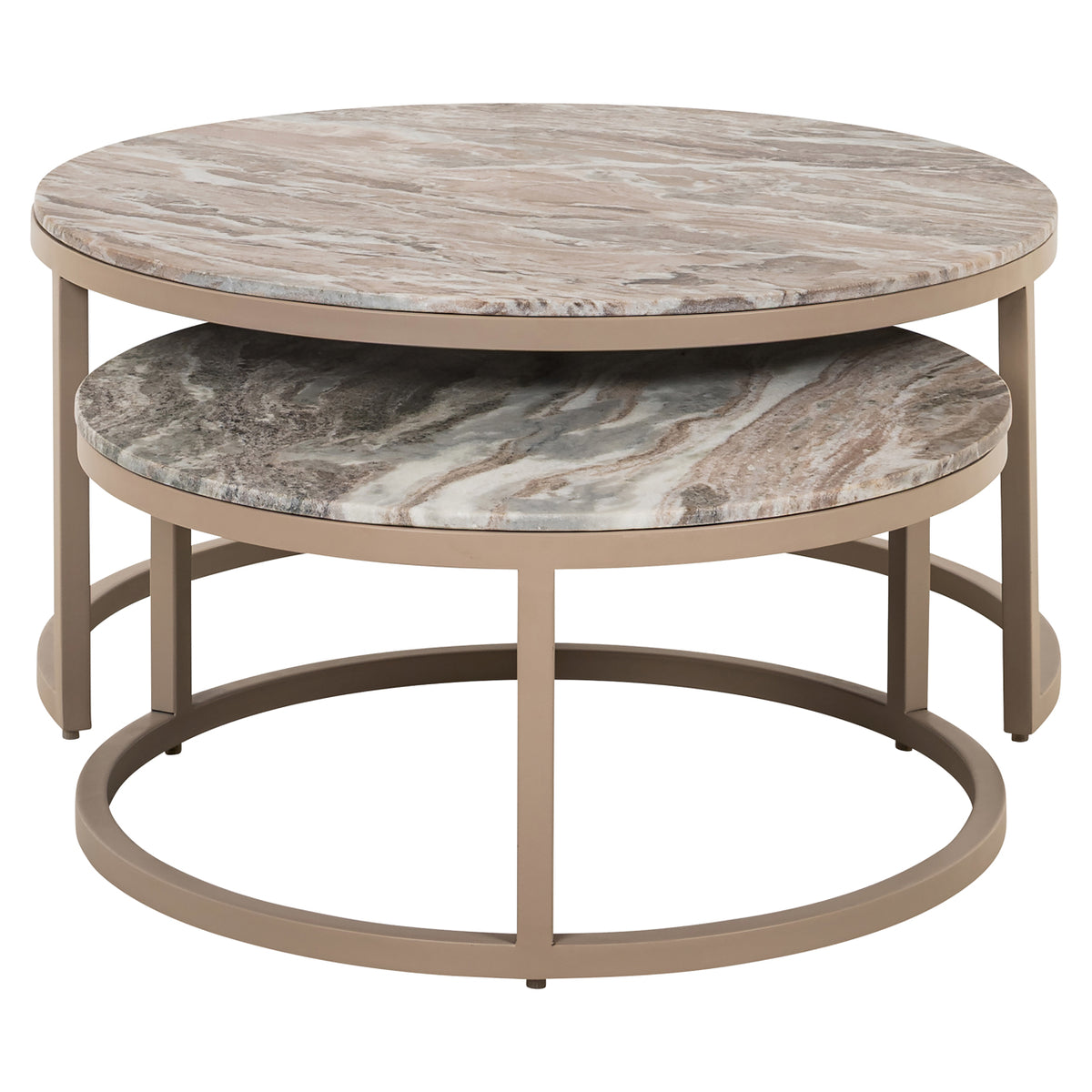 Richmond Möbel Couchtisch Fairfax (Set von 2) clay | 213524