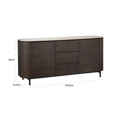 Richmond Möbel | Sideboard Ritz | Brown