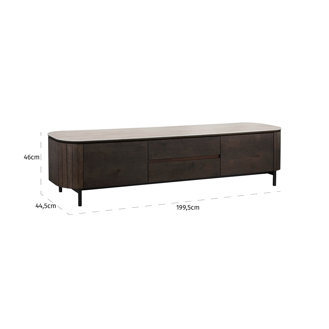 Richmond Möbel | TV-Schrank Ritz | Brown