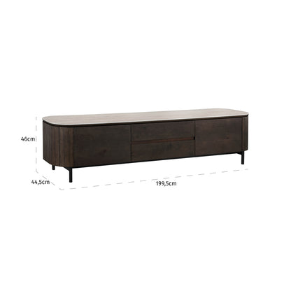 Richmond Möbel | TV-Schrank Ritz | Brown