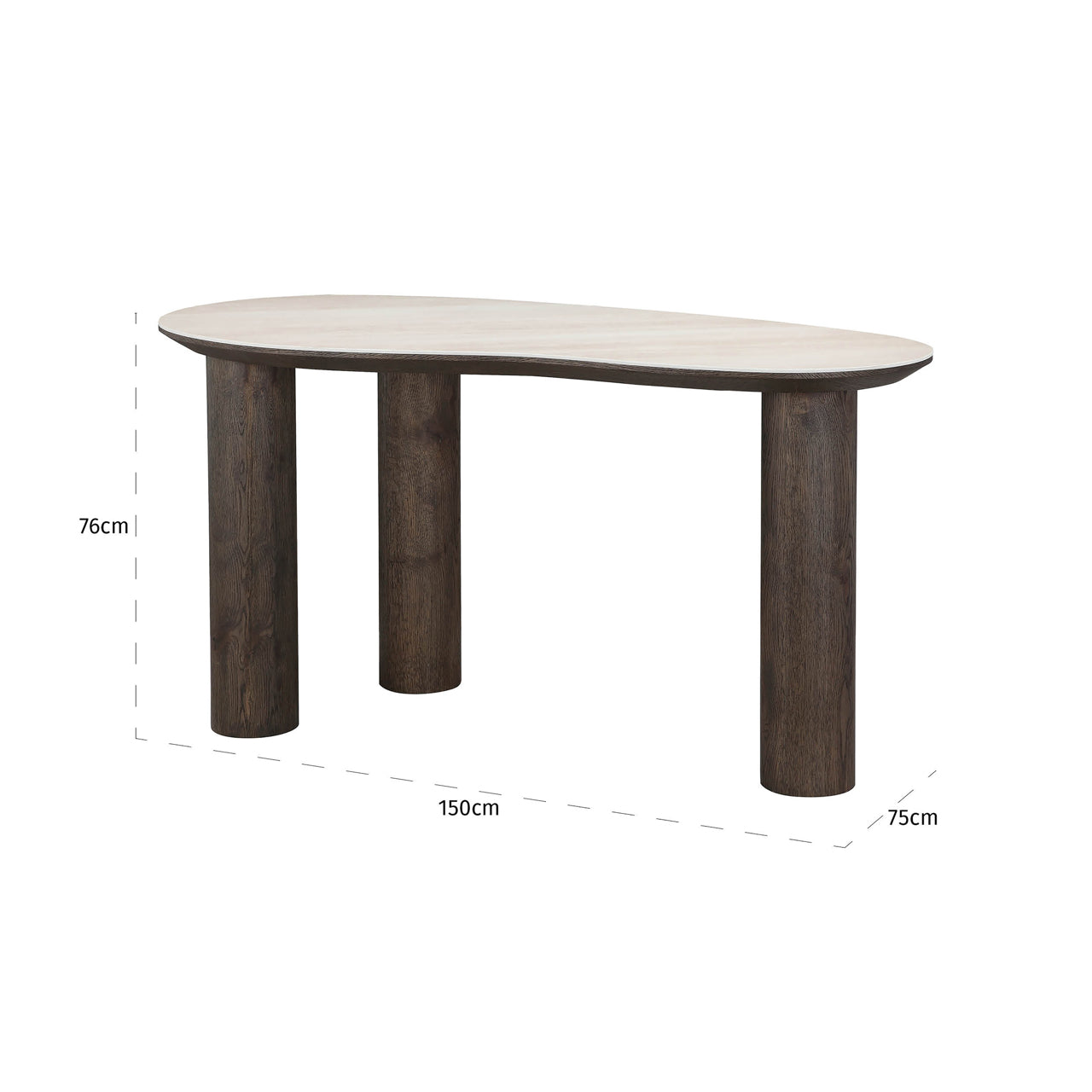 Richmond Möbel | Schreibtisch Ritz | Brown