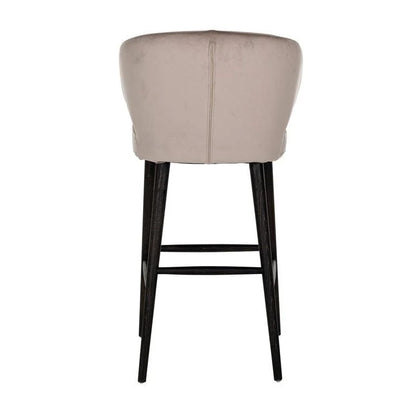 Bar stool Indigo khaki velvet