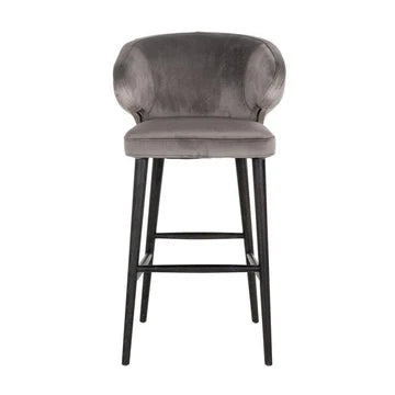 Bar stool Indigo stone velvet
