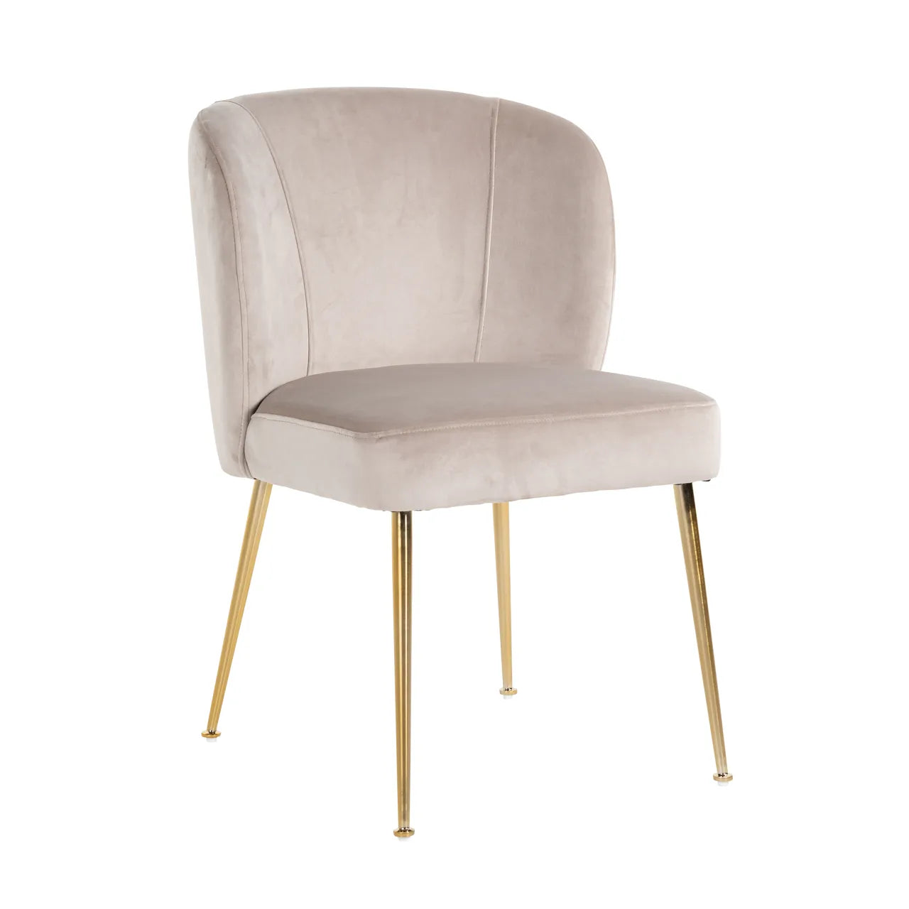 Dining chair Cannon khaki velvet