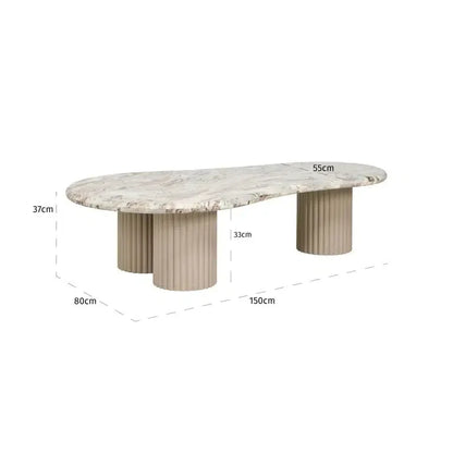 Coffee table Coronel Blush beige