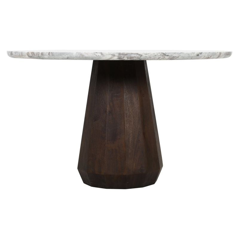 Dining table Oberoy Blush beige 130Ø