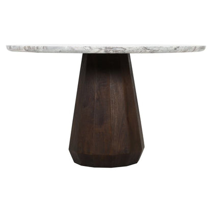 Dining table Oberoy Blush beige 130Ø