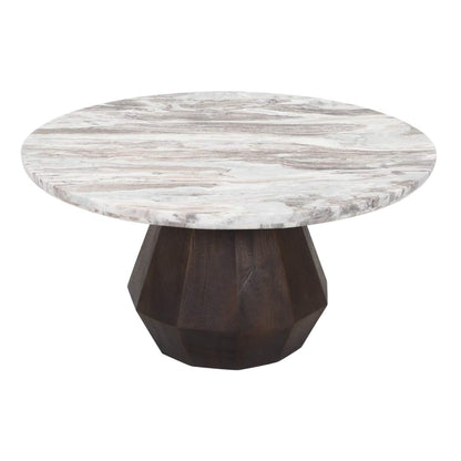 Coffee table Oberoy Blush beige 80Ø