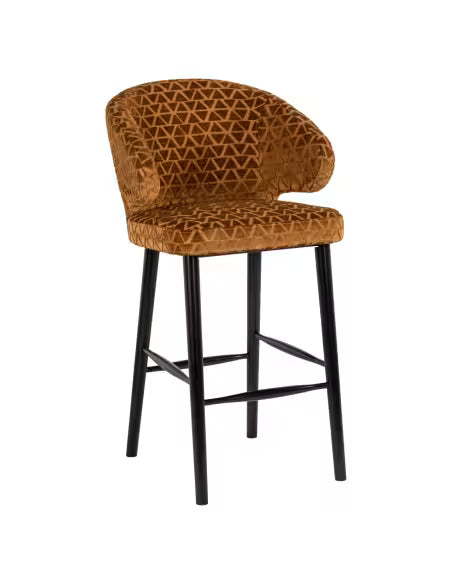Bar stool Indigo old gold triangle