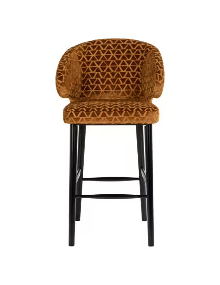 Bar stool Indigo old gold triangle