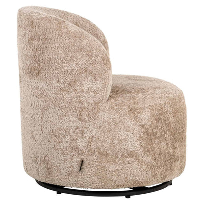 Lounge chair Jackie sheep natural swivel kids