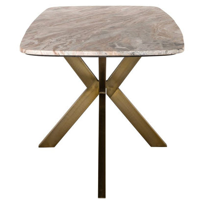 Dining table Bottega Blush beige danish oval 190