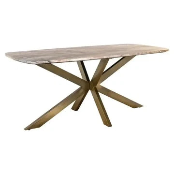 Dining table Bottega Blush beige danish oval 220