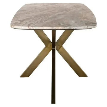 Dining table Bottega Blush beige danish oval 220