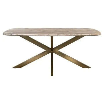 Dining table Bottega Blush beige danish oval 220
