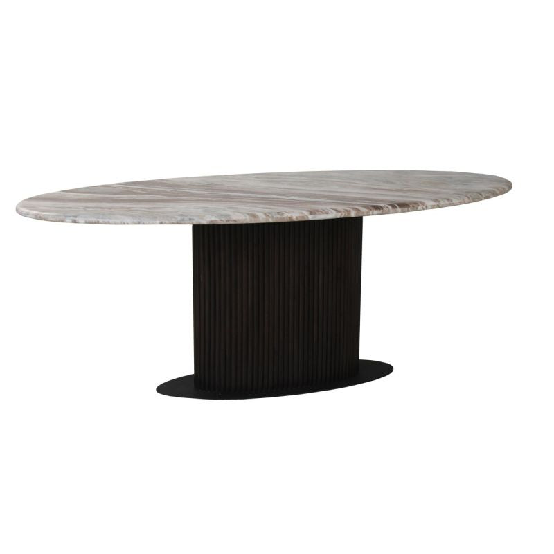 Dining table Rashford Blush beige oval 200