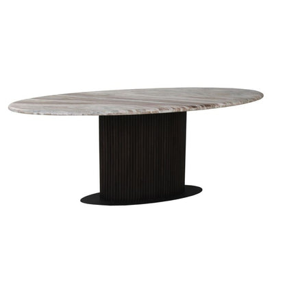 Dining table Rashford Blush beige oval 200