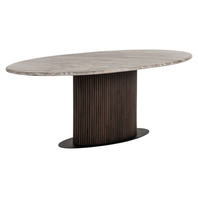 Dining table Rashford Blush beige oval 200
