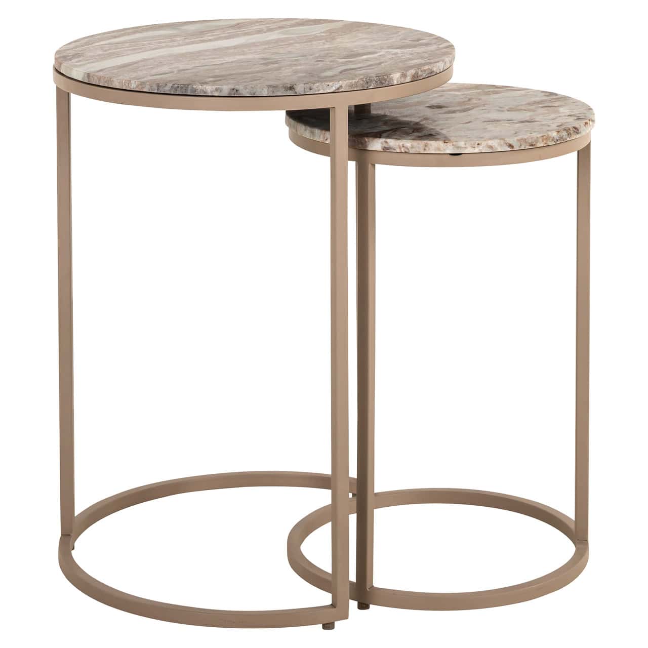End table Fairfax clay (Set of 2)