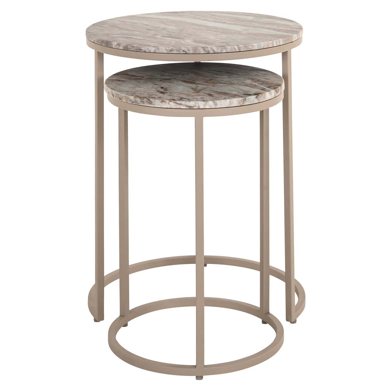 End table Fairfax clay (Set of 2)