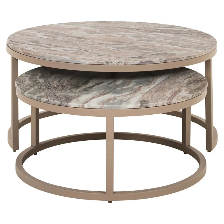 Coffee table Fairfax clay (Set of 2)