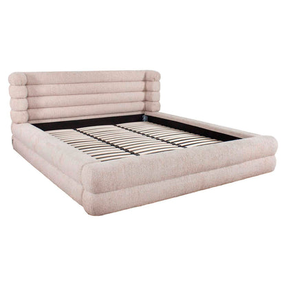 Bed Obidis natural linear 180x210 (mattress size) with storage
