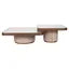 Coffee table Willox including glass (Set of 2)