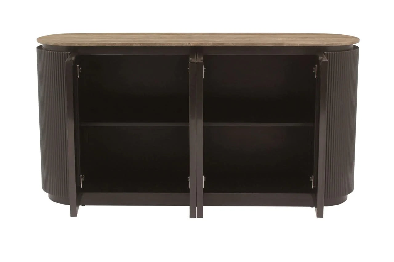 Sideboard Russo ash brown 4-doors
