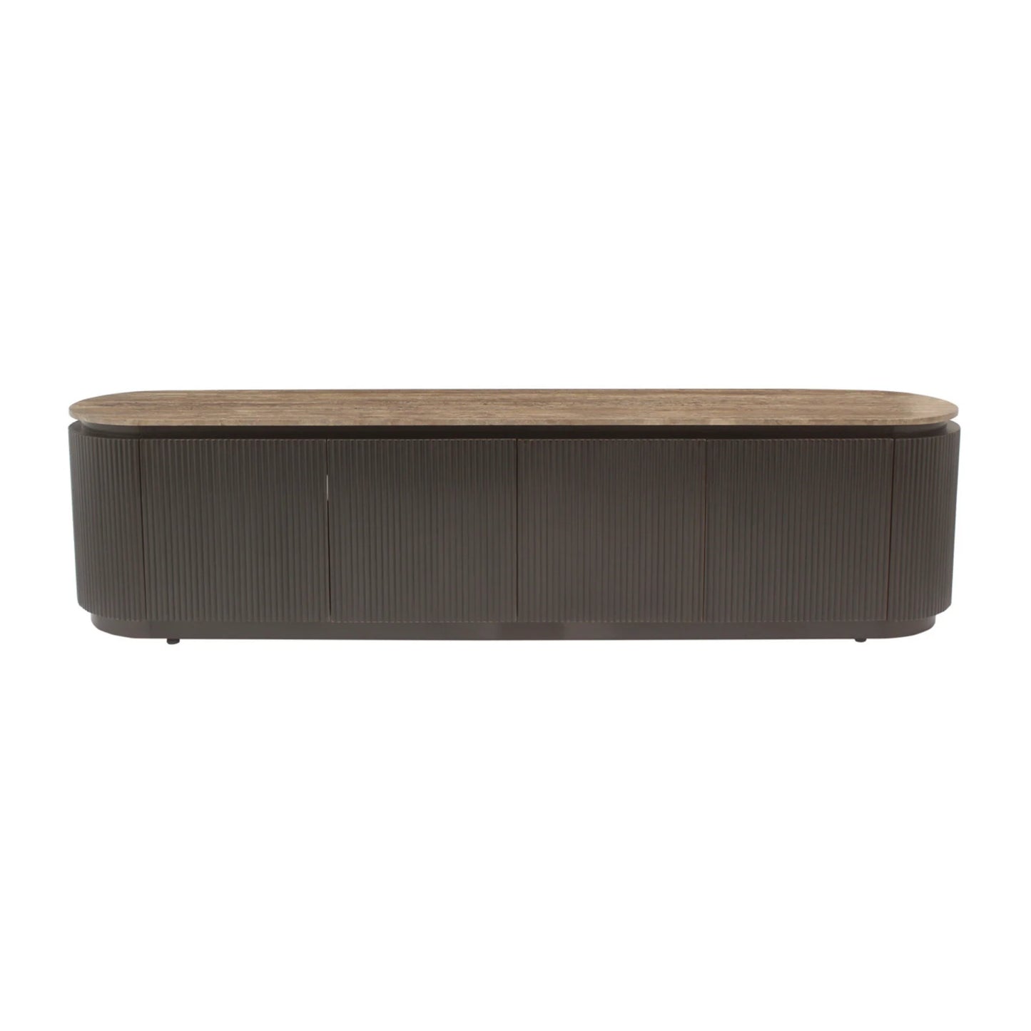 TV cabinet Russo ash brown 4-doors