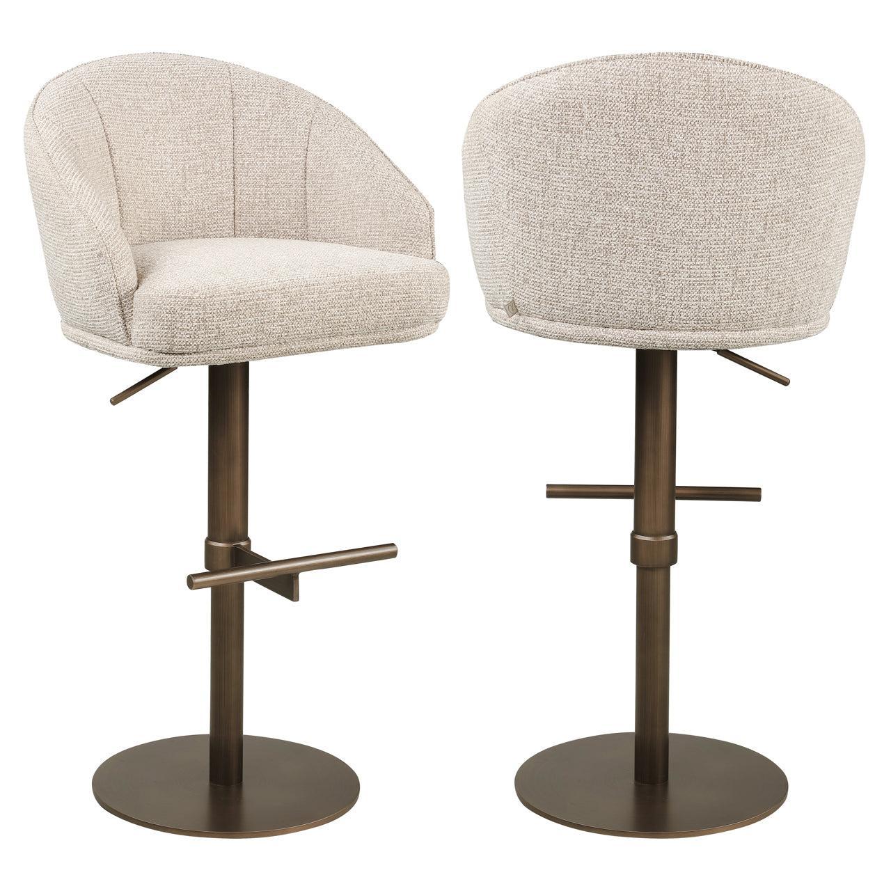 Bar stool Beverly natural fancy swivel