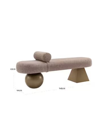Bench Alexander Jones Fire Retardant (Geneva)