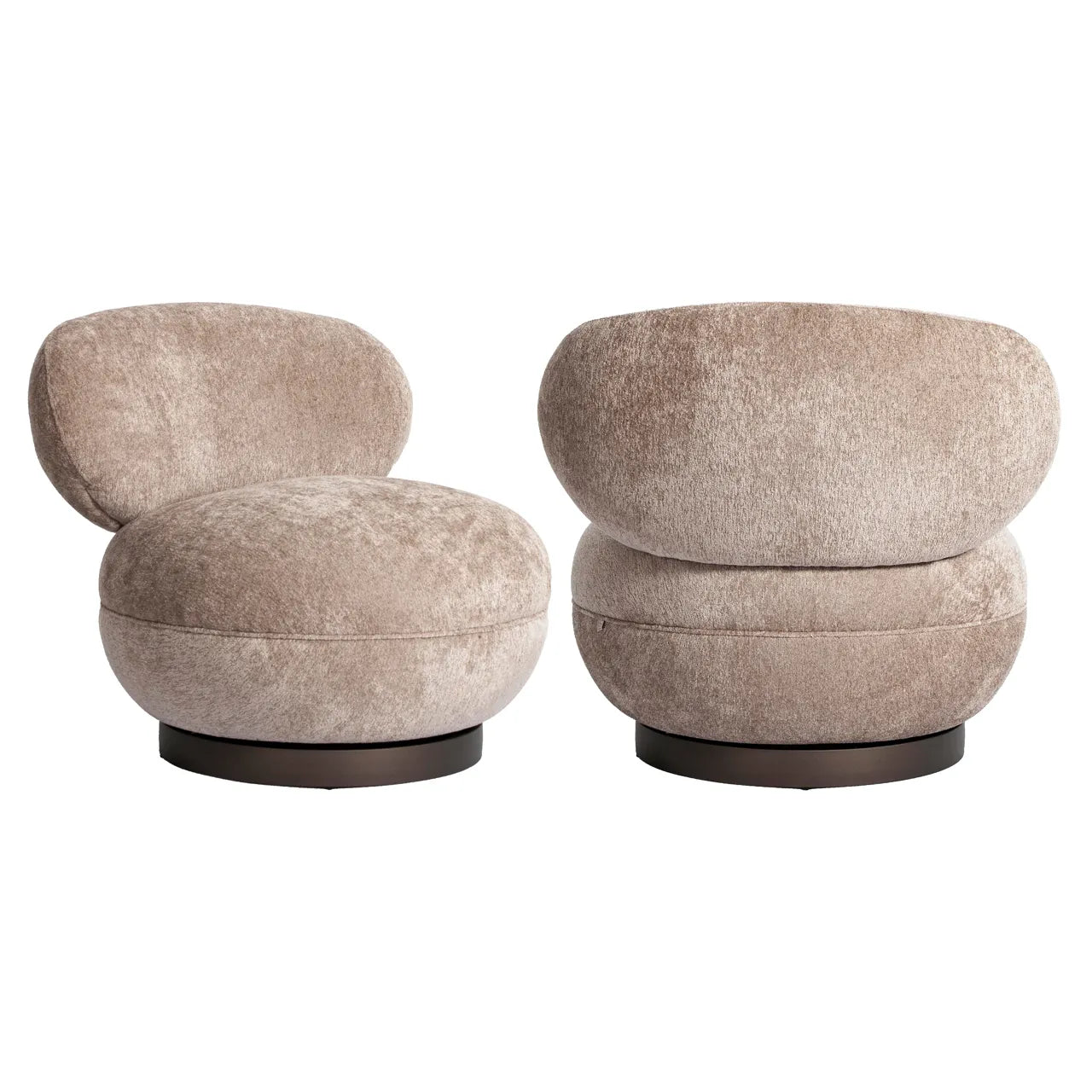 Lounge chair Jace swivel fire retardant