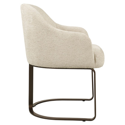 Dining chair Hadley natural boldweave fire retardant
