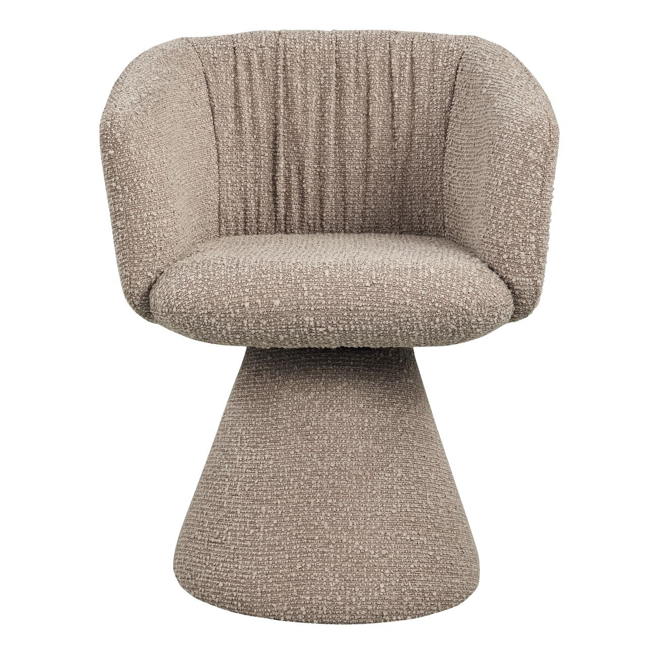 Dining chair Madeline mocca chunky swivel