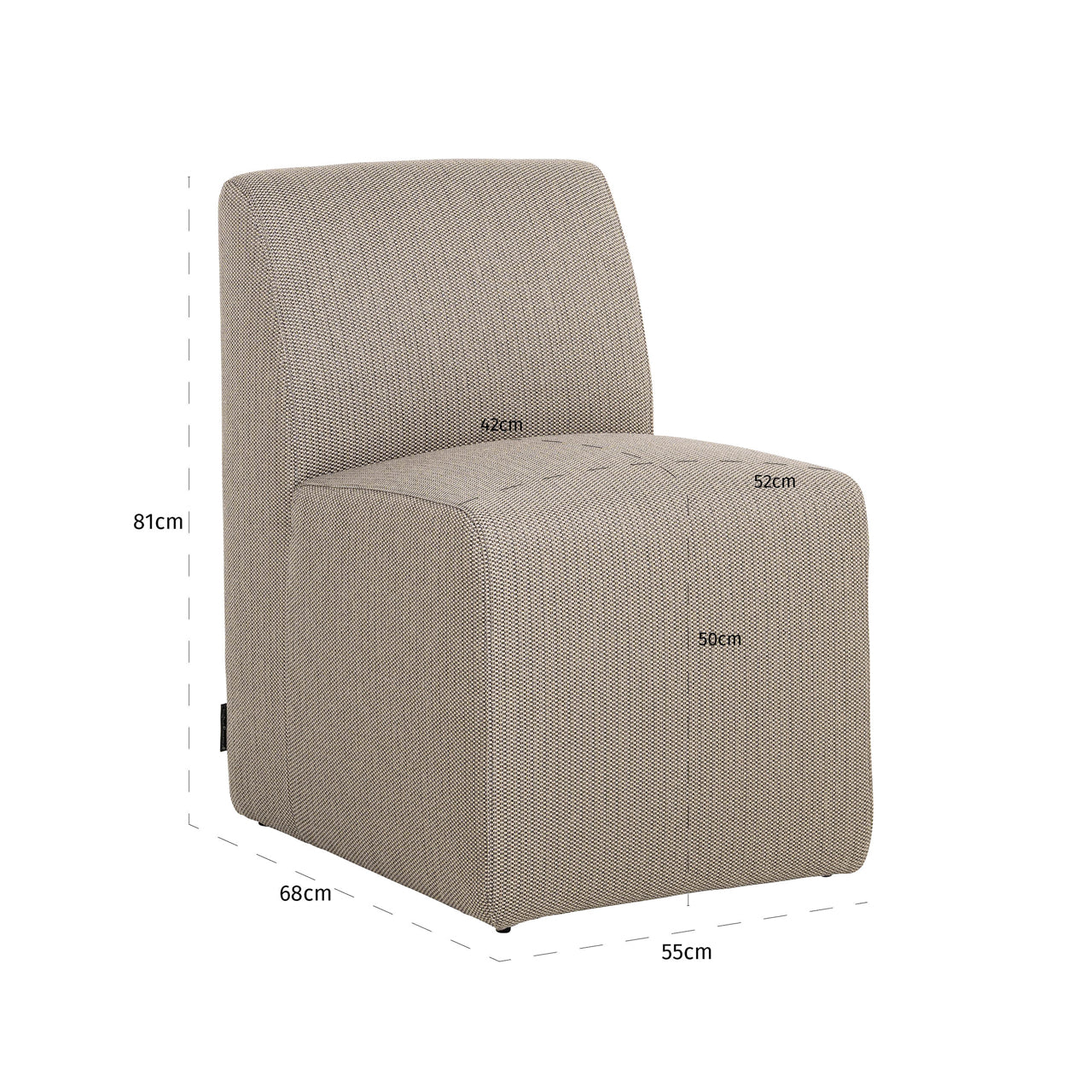 Richmond Möbel | Outdoor Stuhl Riva | Taupe