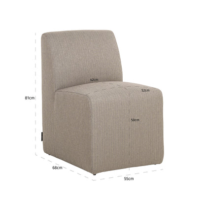 Richmond Möbel | Outdoor Stuhl Riva | Taupe