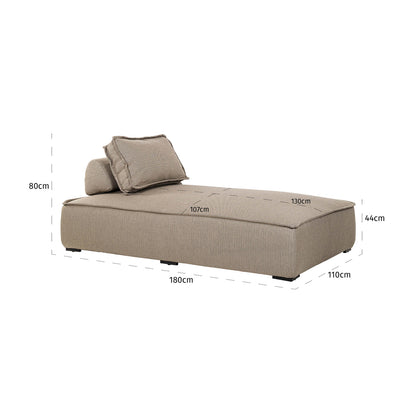 Richmond Möbel | Outdoor Liege Jondal | Taupe