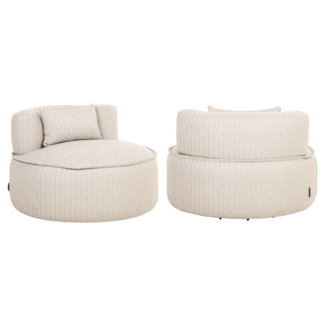 Richmond Möbel | Outdoor Lounge Stuhl Nammos drehbar | Beige
