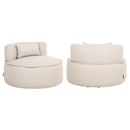 Richmond Möbel | Outdoor Lounge Stuhl Nammos drehbar | Beige