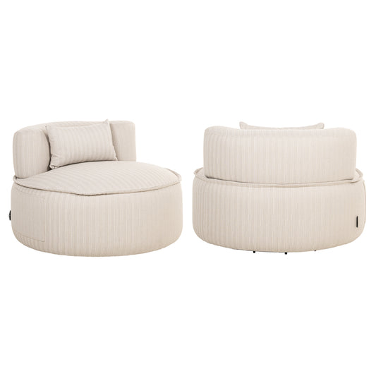 Richmond Möbel | Outdoor Lounge Stuhl Nammos drehbar | Beige
