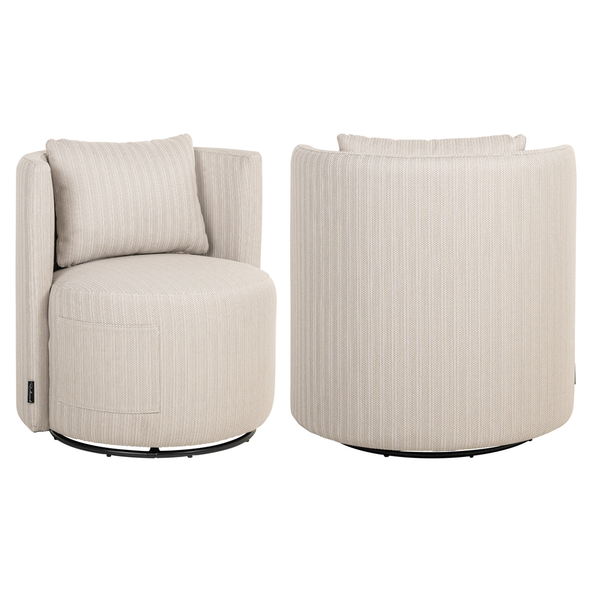 Richmond Möbel Outdoor Stuhl Marlin drehbar beige | 213206