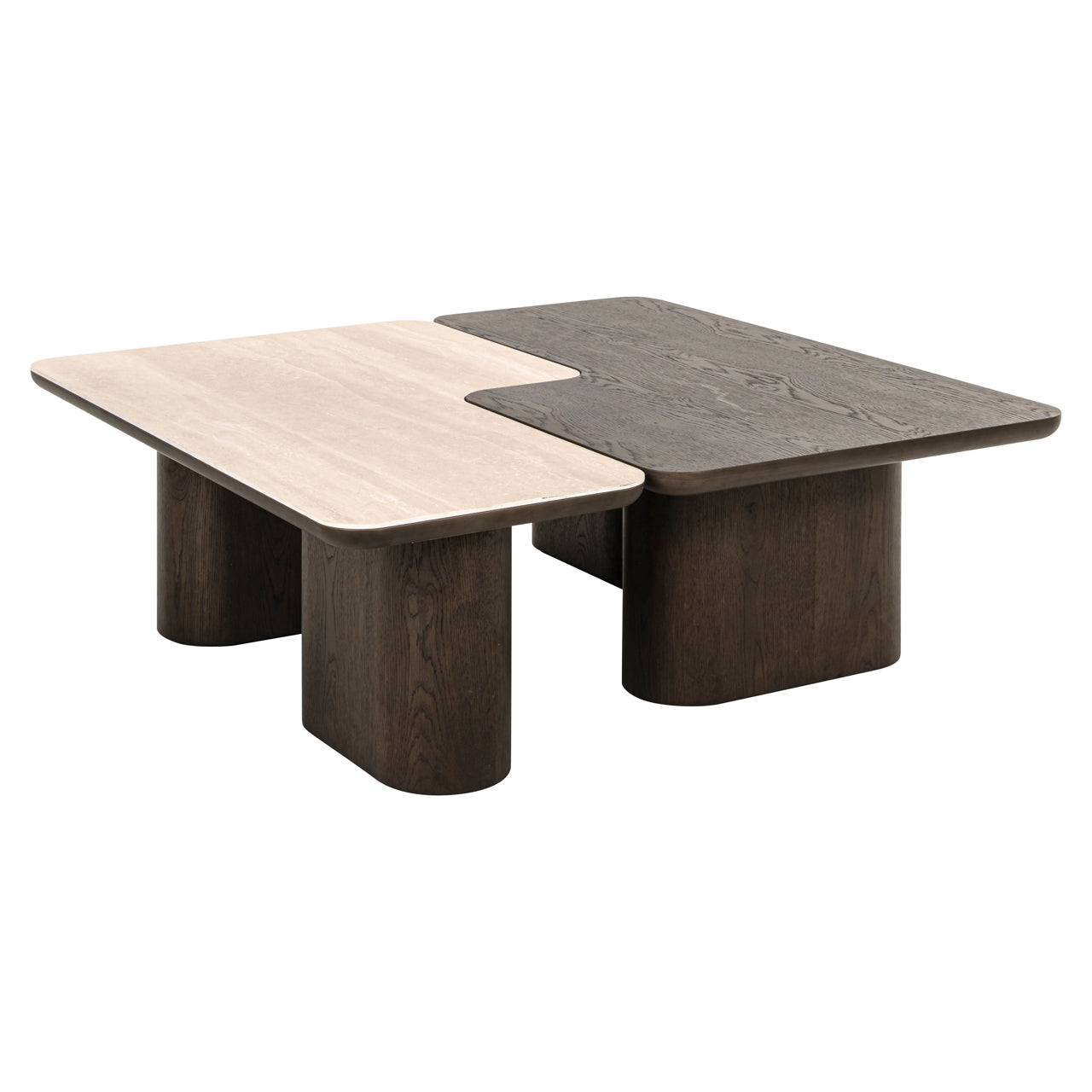 Richmond Möbel | Couchtisch Nando (Set von 2) | Brown