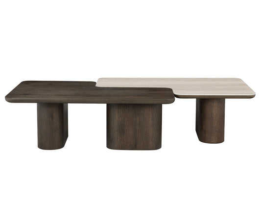 Richmond Möbel | Couchtisch Nando (Set von 2) | Brown