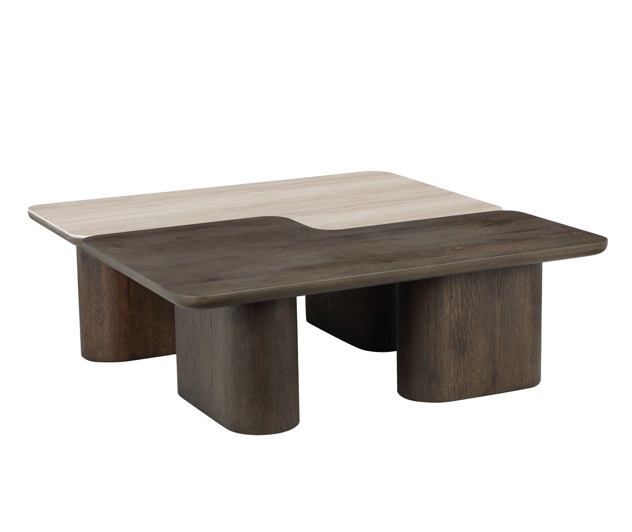 Richmond Möbel | Couchtisch Nando (Set von 2) | Brown