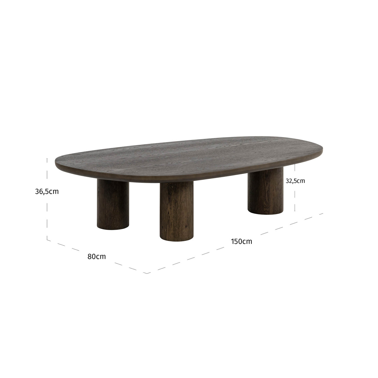 Richmond Möbel | Couchtisch Ellington | Brown