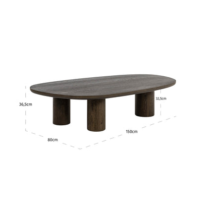 Richmond Möbel | Couchtisch Ellington | Brown